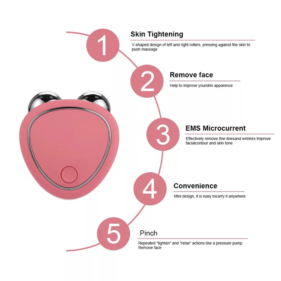 EMS Anti-Aging Face Lifting Beauty Device Microcurrent Facial Toning Device