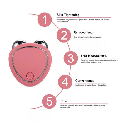 EMS Anti-Aging Face Lifting Beauty Device Microcurrent Facial Toning Device