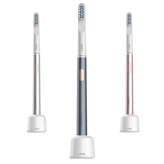 LULA Alloy Wireless Rechargeable Soft Bristles Slim Sonic Electric Toothbrush