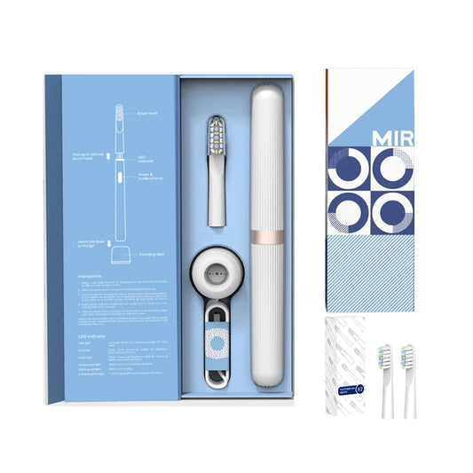 LULA Luxury Rechargeable Slim Soft Bristle Aluminium Electric Toothbrush