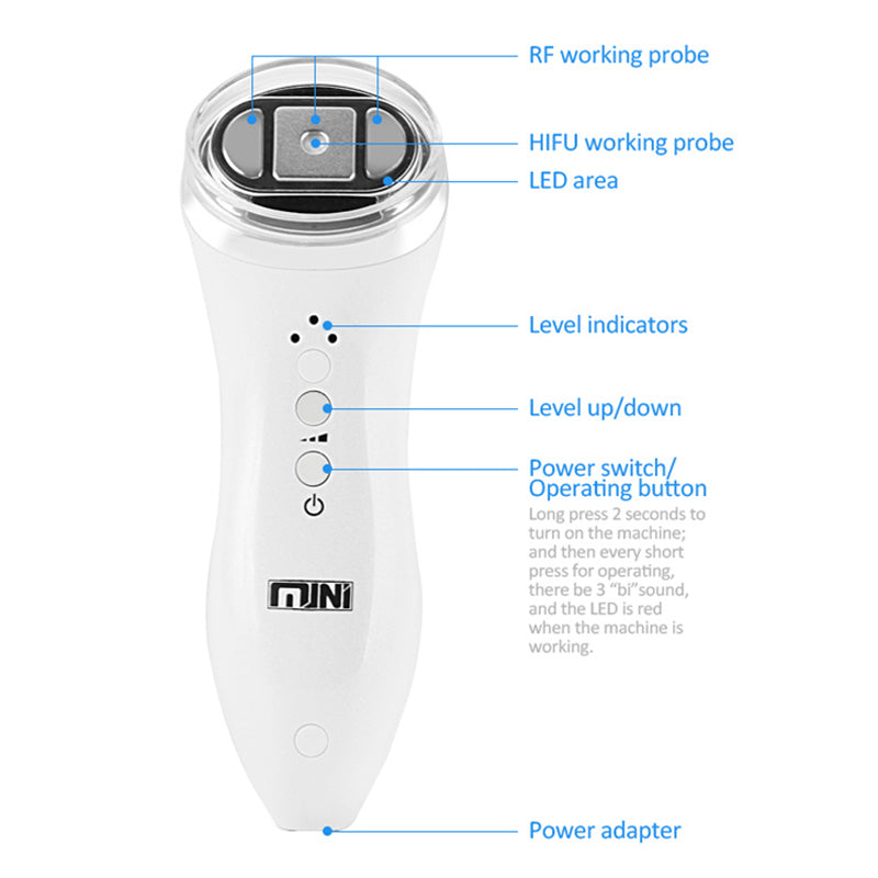 Mini HIFU Machine for Skin Chin Neck Eye Professional Facial Rejuvenation