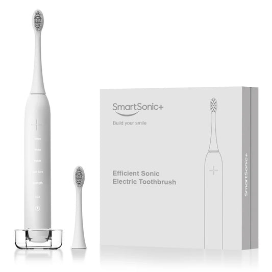 Smartsonic+ Sonic Rechargeable Electric Toothbrush Waterproof IPX7