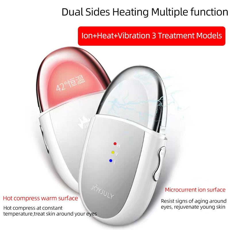 Electric Heat Device Smart Massage Pen Facial Galvanic Beauty Care Eye Massager