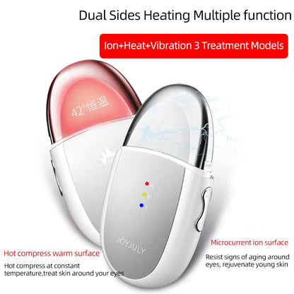 Electric Heat Device Smart Massage Pen Facial Galvanic Beauty Care Eye Massager