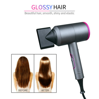 Professional Hair Dryer Travel AC Motor Salon Gray Powerful Keratin Hair Dryer