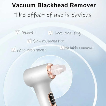 Facial Acne Vacuum Pore Cleaner Blackhead Removal Spot Cleansing Skin Home Spa