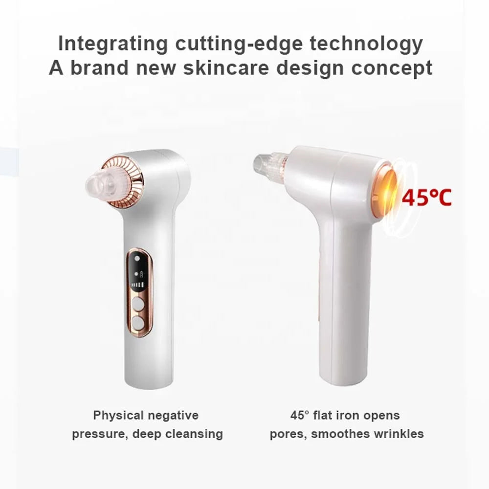 Facial Acne Vacuum Pore Cleaner Blackhead Removal Spot Cleansing Skin Home Spa