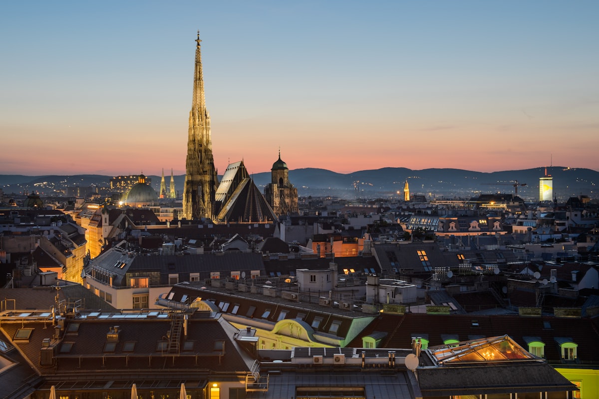 Vienna city view